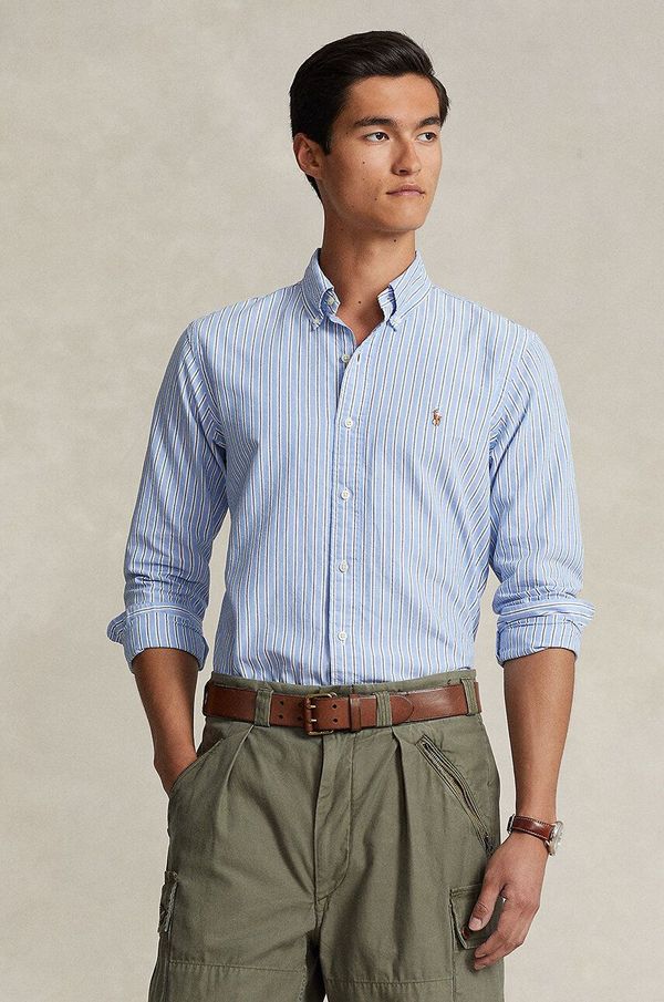 Polo Ralph Lauren Pamučna košulja Polo Ralph Lauren za muškarce, regular, s button-down ovratnikom, 710928918