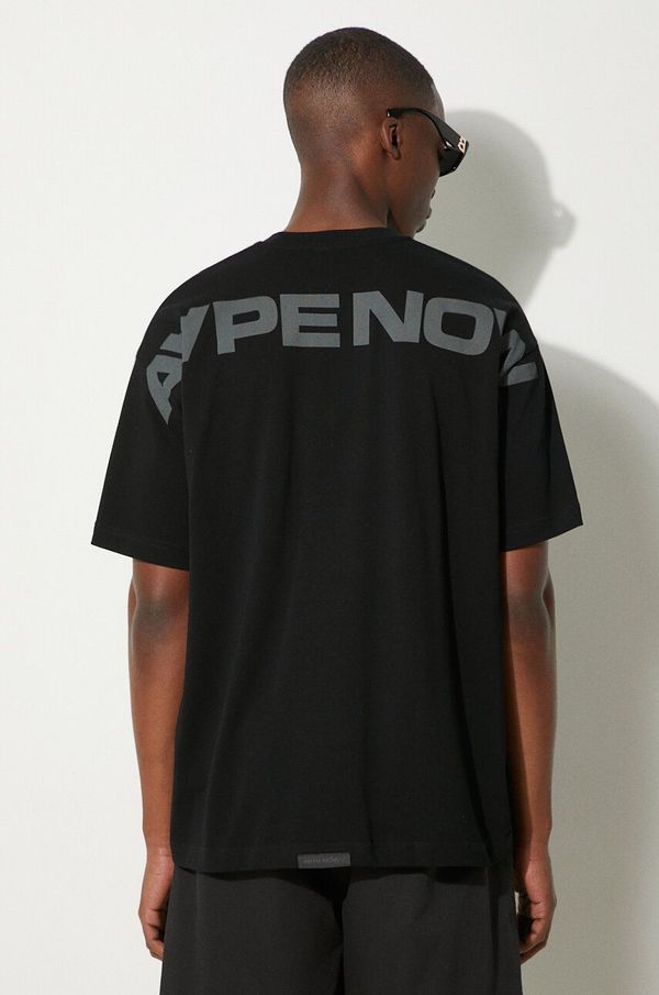 AAPE Pamučna majica AAPE Heart Tee za muškarce, boja: crna, s aplikacijom, AAPTEM1417XXM