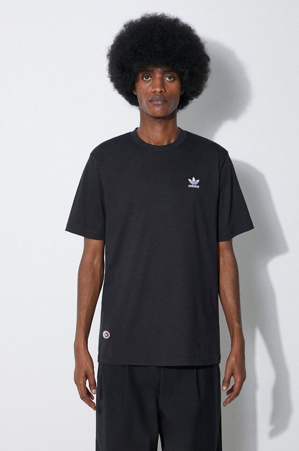 adidas Originals Pamučna majica adidas Originals Climacool za muškarce, boja: crna, s tiskom, JF8735