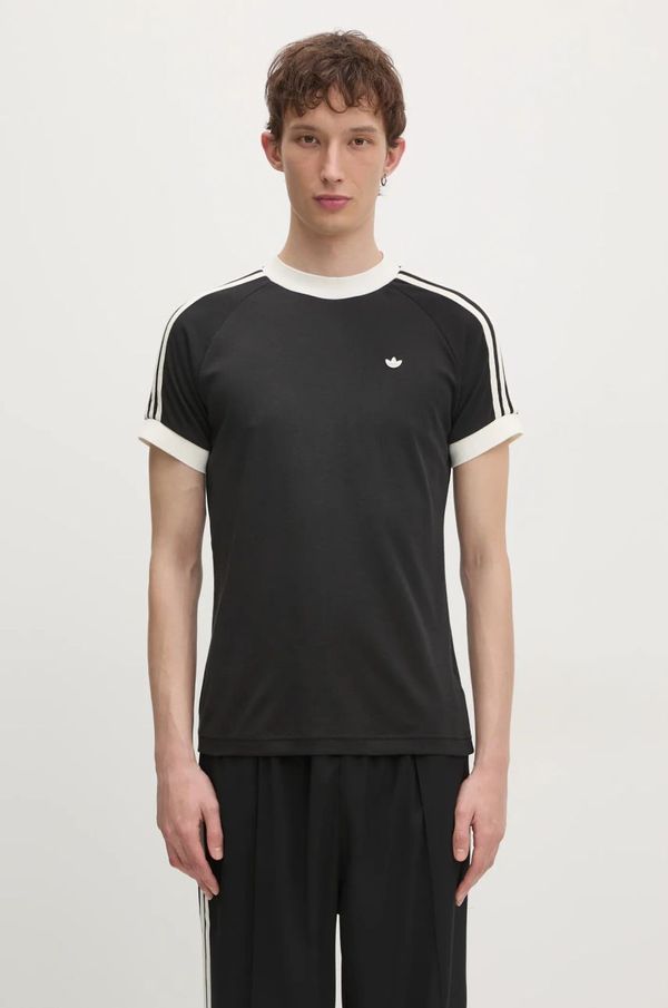 adidas Originals Pamučna majica adidas Originals Premium Cali Tee za muškarce, boja: crna, s tiskom, JC6361
