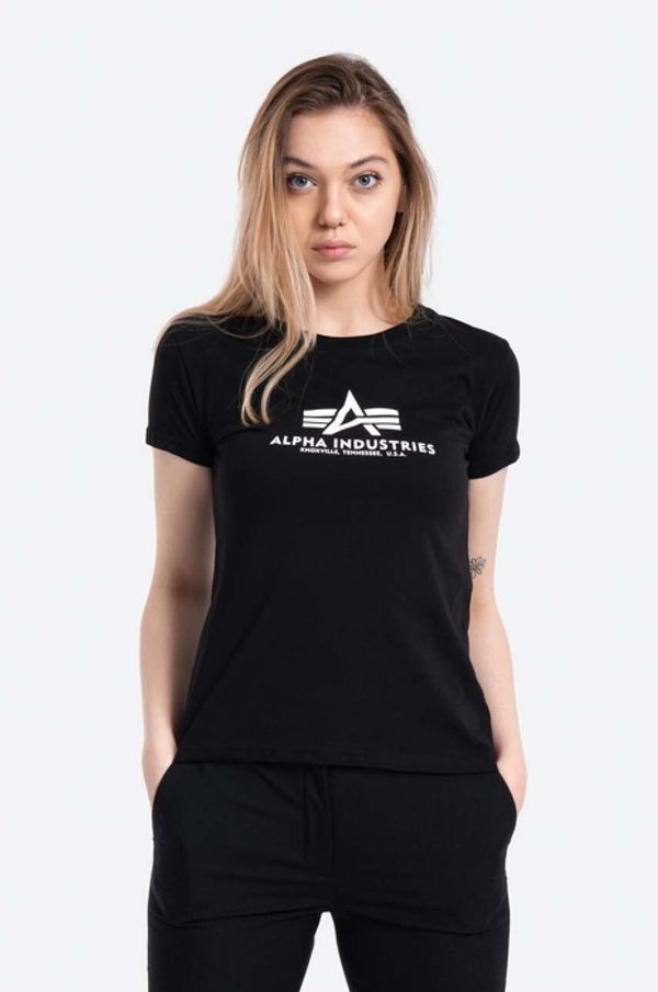 Alpha Industries Pamučna majica Alpha Industries New Basic T boja: crna, 196051.03-black