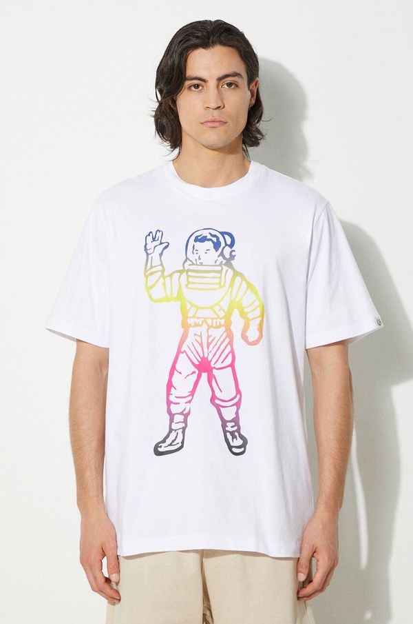 Billionaire Boys Club Pamučna majica Billionaire Boys Club Standing Astro za muškarce, boja: bijela, s tiskom, B24244