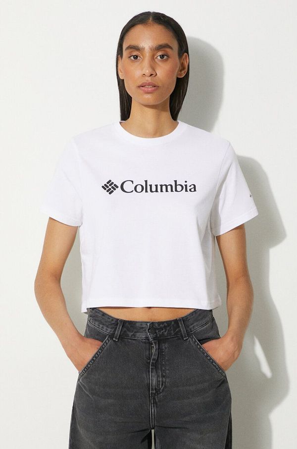 Columbia Pamučna majica Columbia North Cascades za žene, boja: bijela