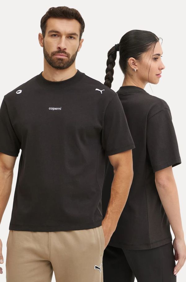 coperni Pamučna majica Coperni x Puma boja: crna, bez uzorka, 628305
