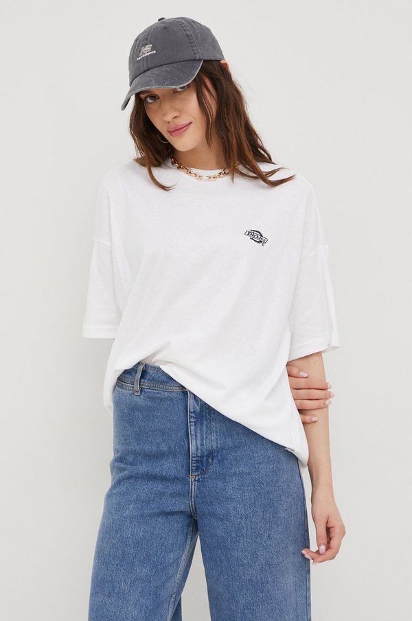 Dickies Pamučna majica Dickies boja: bijela, DK0A4Y1BWHX1-WHITE