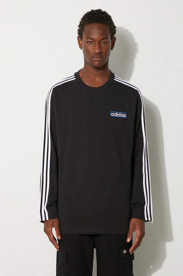 adidas Originals Pamučna majica dugih rukava adidas Originals Adibreak Longsleeve Tee boja: crna, s aplikacijom, IY4850