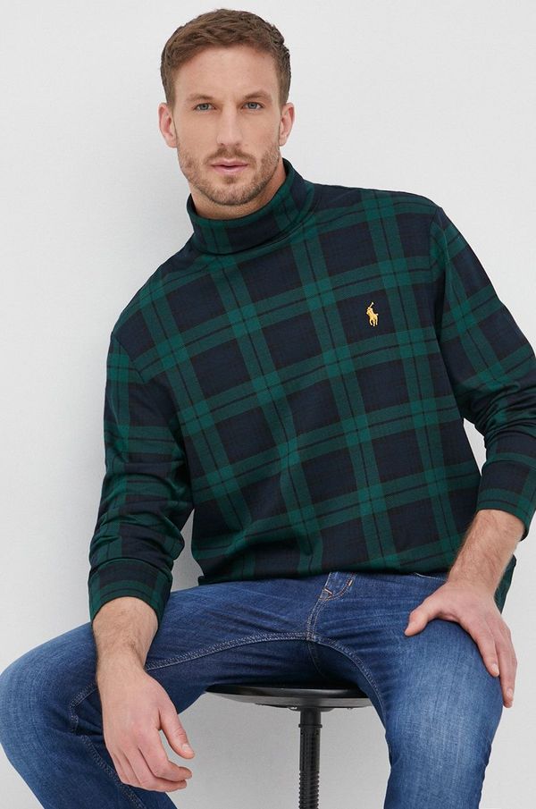 Polo Ralph Lauren Pamučna majica dugih rukava Polo Ralph Lauren s uzorkom