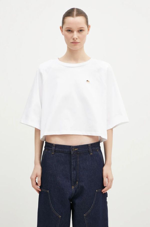 Fiorucci Pamučna majica Fiorucci Angel za žene, boja: bijela, W01FPTSH106CJ01WH01
