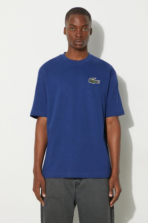 Lacoste Pamučna majica Lacoste s aplikacijom