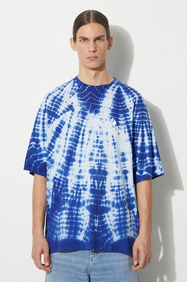 Marcelo Burlon Pamučna majica Marcelo Burlon Aop Soundwaves Over za muškarce, bez uzorka, CMAA054S24JER0044501