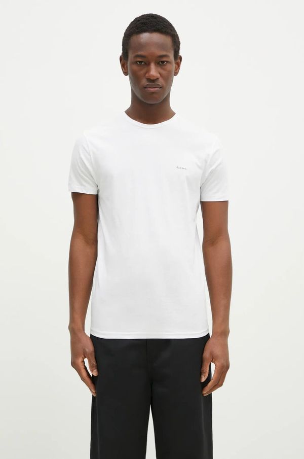 Paul Smith Pamučna majica Paul Smith 3-pack za muškarce, boja: bijela, melanž, M1A-389-M3PK
