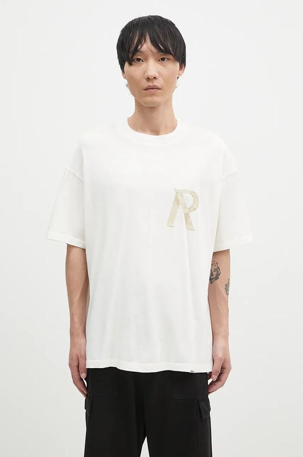 Represent Pamučna majica Represent Masking Tape Initial za muškarce, boja: bež, s tiskom, MLM4208.072