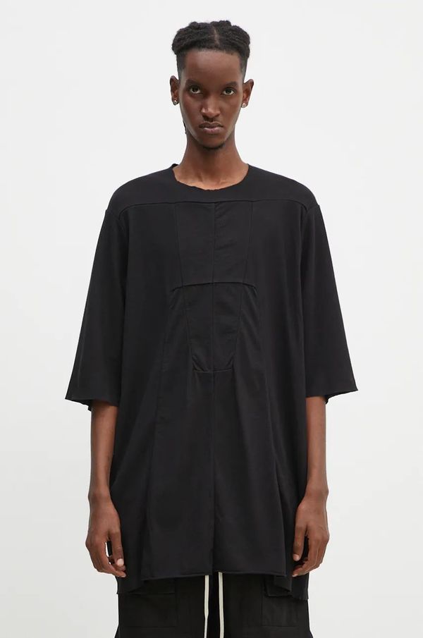 Rick Owens Pamučna majica Rick Owens Luxor T za muškarce, boja: crna, bez uzorka, DU02D2251.RNP