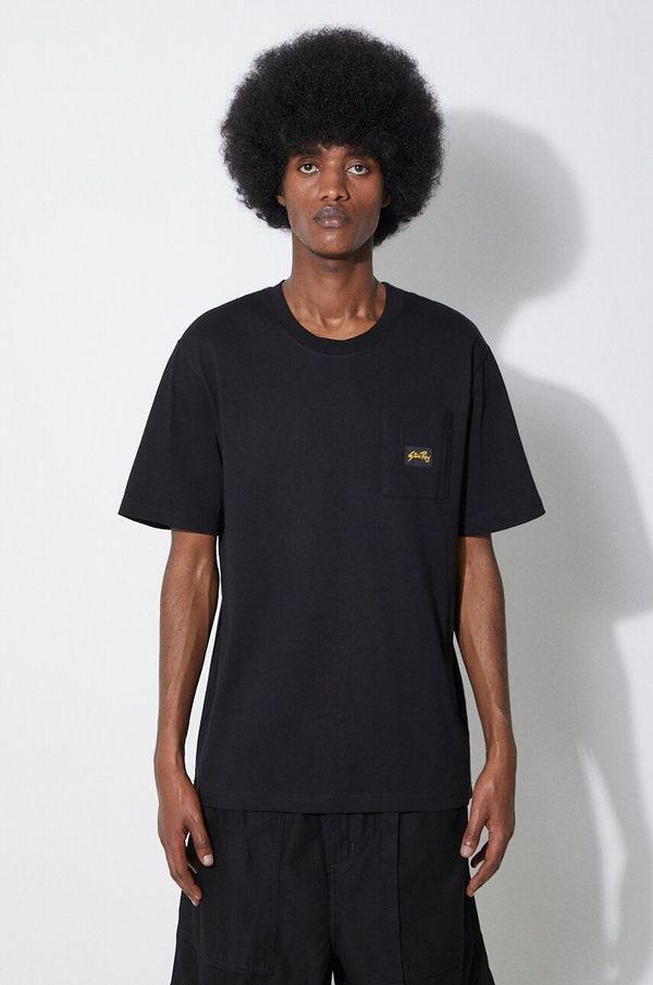 Stan Ray Pamučna majica Stan Ray Patch Pocket T-Shirt za muškarce, boja: crna, bez uzorka, SS2400367
