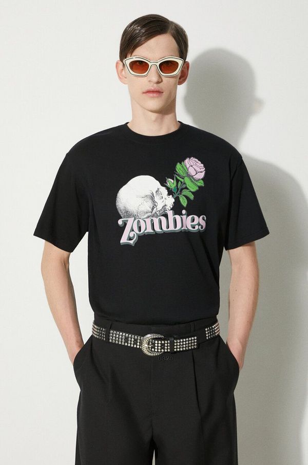 Undercover Pamučna majica Undercover Zombies za muškarce, boja: crna, s tiskom, UC1D3812