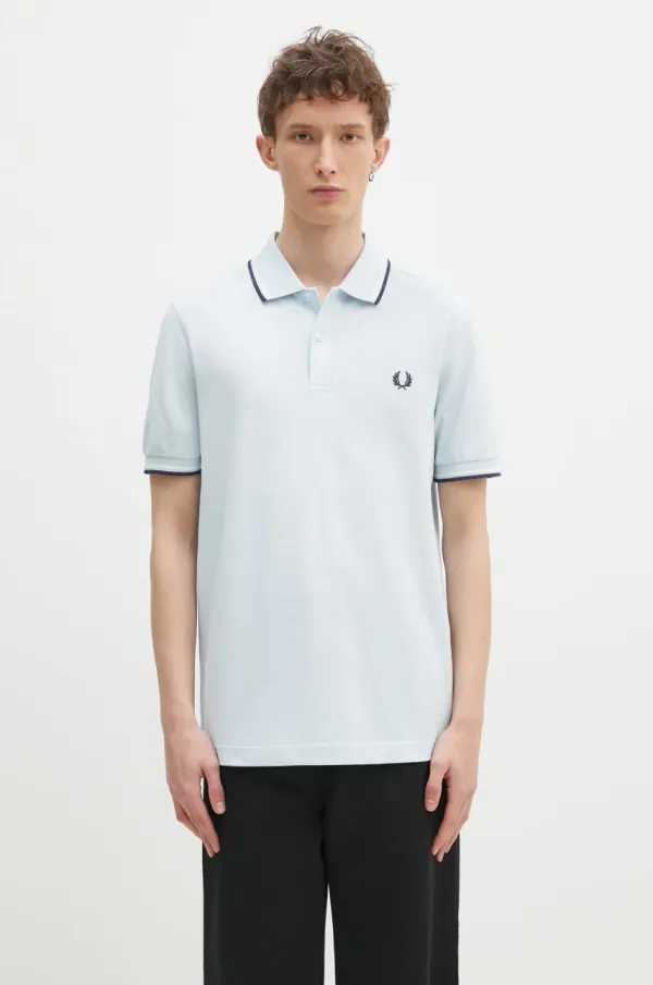 Fred Perry Pamučna polo majica Fred Perry s aplikacijom, M3600.Y25