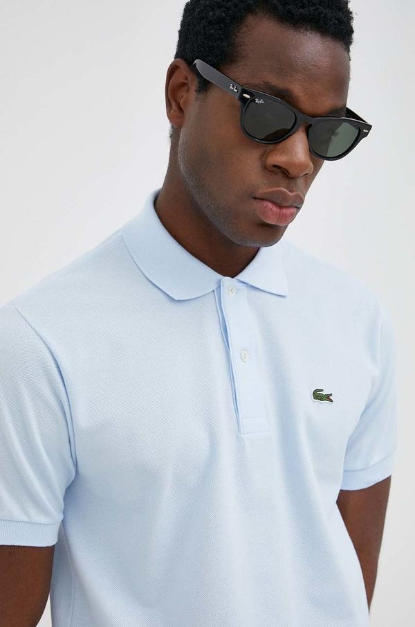 Lacoste Pamučna polo majica Lacoste glatki, L1212.-T003