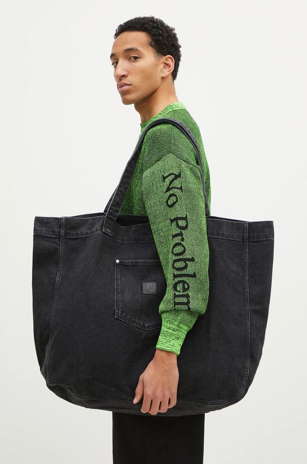 Carhartt WIP Pamučna torba Carhartt WIP Rivet Tote Bag boja: crna, I034324.8906
