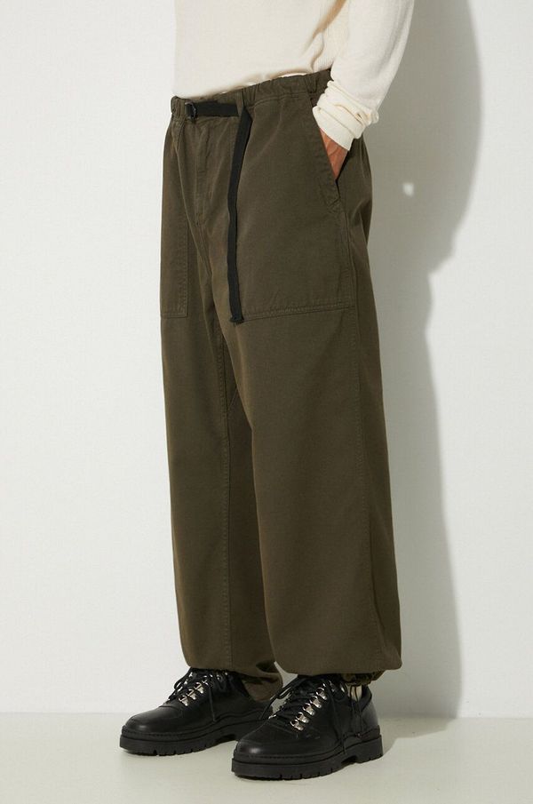 Carhartt WIP Pamučne hlače Carhartt WIP Hayworth boja: zelena, ravni kroj, I033761.63GD