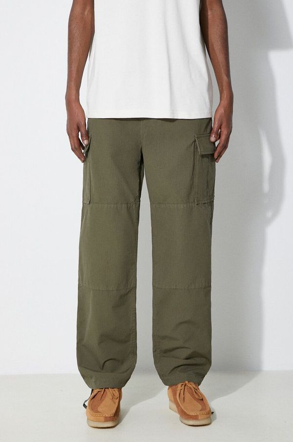 Stan Ray Pamučne hlače Stan Ray Cargo Pant boja: zelena, cargo kroj, CE2404263