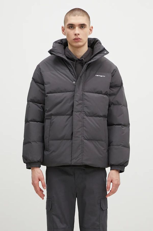 Carhartt WIP Pernata jakna Carhartt WIP Danville Jacket za muškarce, boja: siva, za zimu, I029450.2IFXX