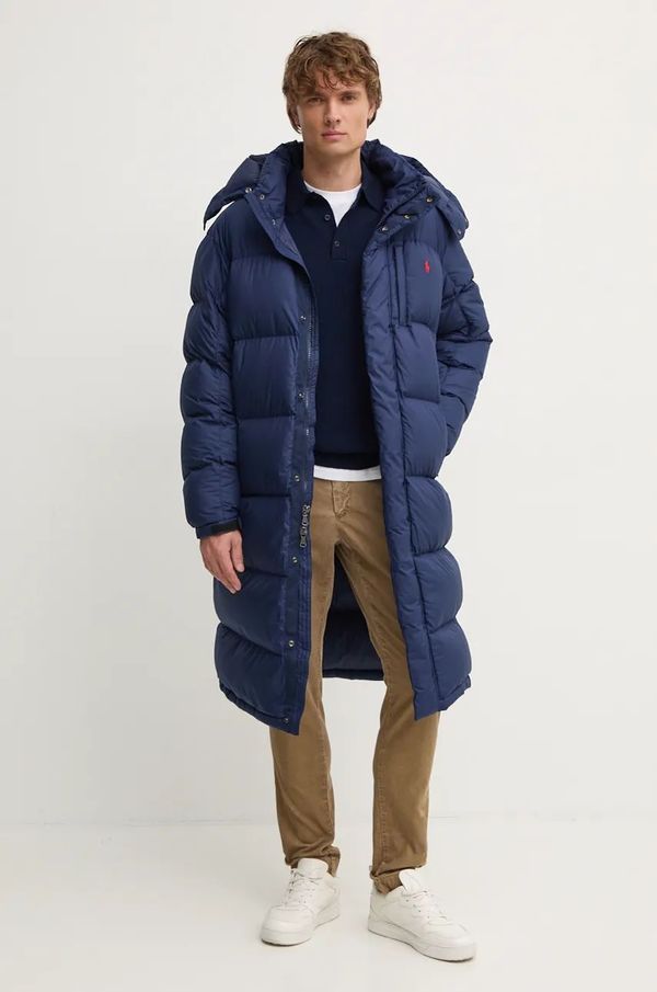 Polo Ralph Lauren Pernata jakna Polo Ralph Lauren za muškarce, boja: tamno plava, za zimu, 710962406