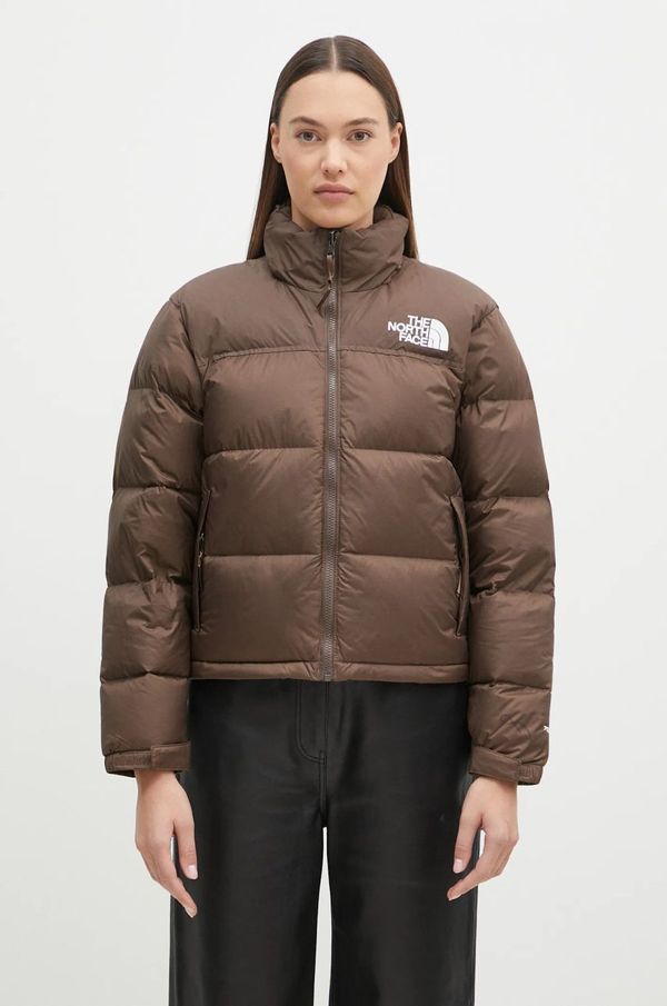 The North Face Pernata jakna The North Face 1996 Retro Nuptse za žene, boja: smeđa, za zimu, NF0A3XEO1OI1