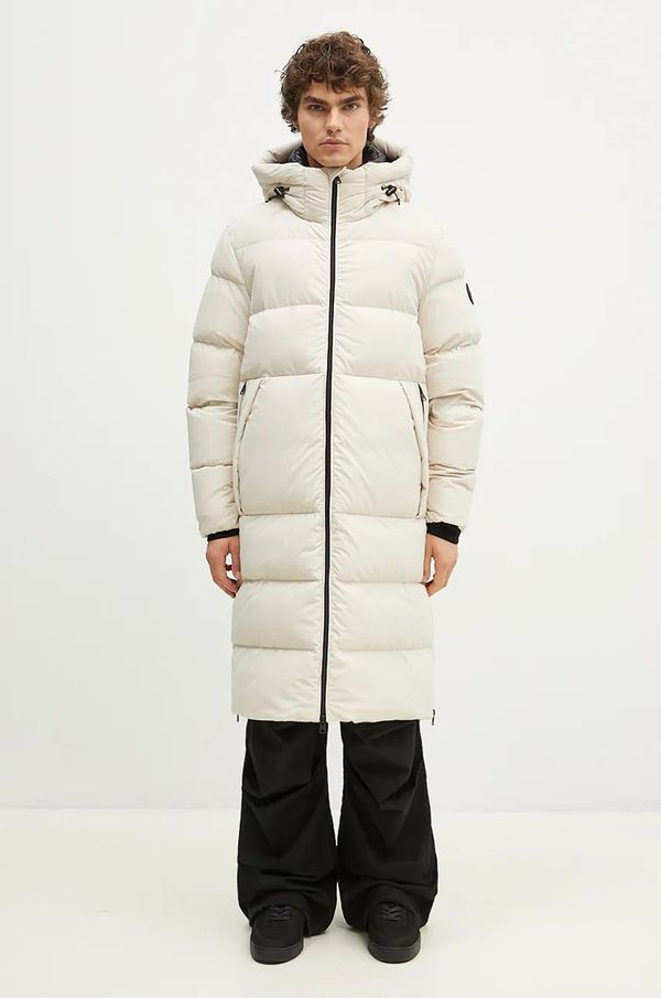 Woolrich Pernata jakna Woolrich Sierra Supreme Down Parka za muškarce, boja: bež, za zimu, CFWOOU0805MRUT3107