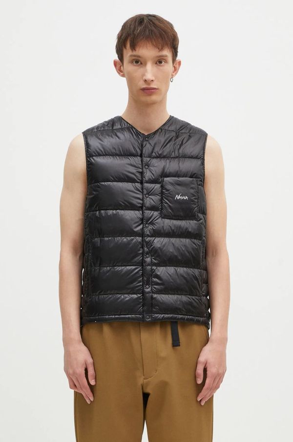 Nanga Pernati prsluk Nanga Inner Down Vest za muškarce, boja: crna, za prijelazno razdoblje, ND2441.1A900.A