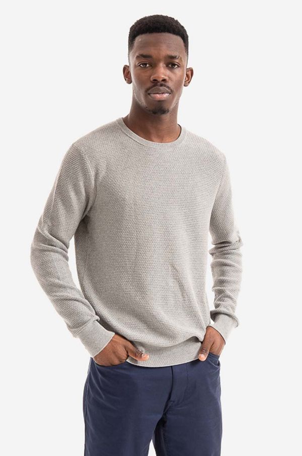 Polo Ralph Lauren Pulover Polo Ralph Lauren Coolmax Longsleeve Crewneck 2 Layer Poly-Hood Packable za muškarce, boja: siva, lagani, 781862820002-navy