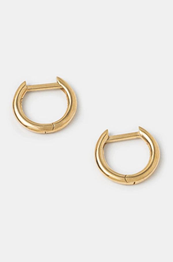 HATTON LABS Pozlaćene naušnice Answear Lab Curve Earrings S HL.W4.637.GL