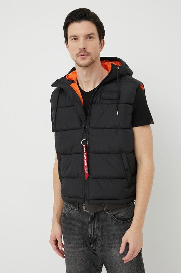 Alpha Industries Prsluk Alpha Industries za muškarce, boja: crna, za prijelazno razdoblje, 118110.03-Black
