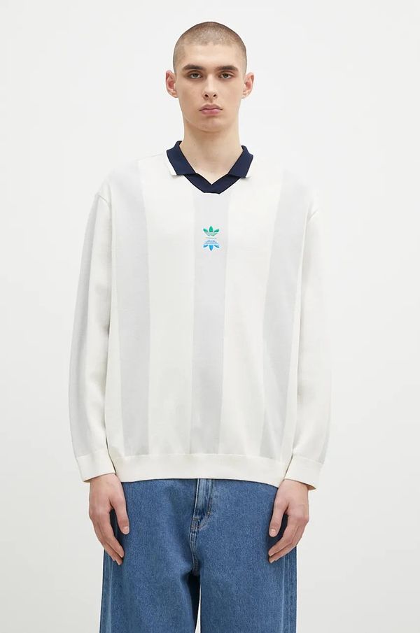 adidas Originals Pulover adidas Originals Rolling Links Longsleeve Shirt za muškarce, boja: siva, IW6659