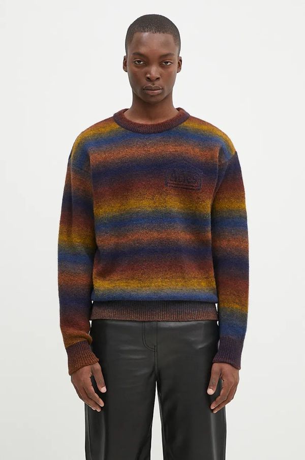 Aries Pulover s dodatkom vune Aries Boucle Space Dye Knit za muškarce, topli, AR2001902