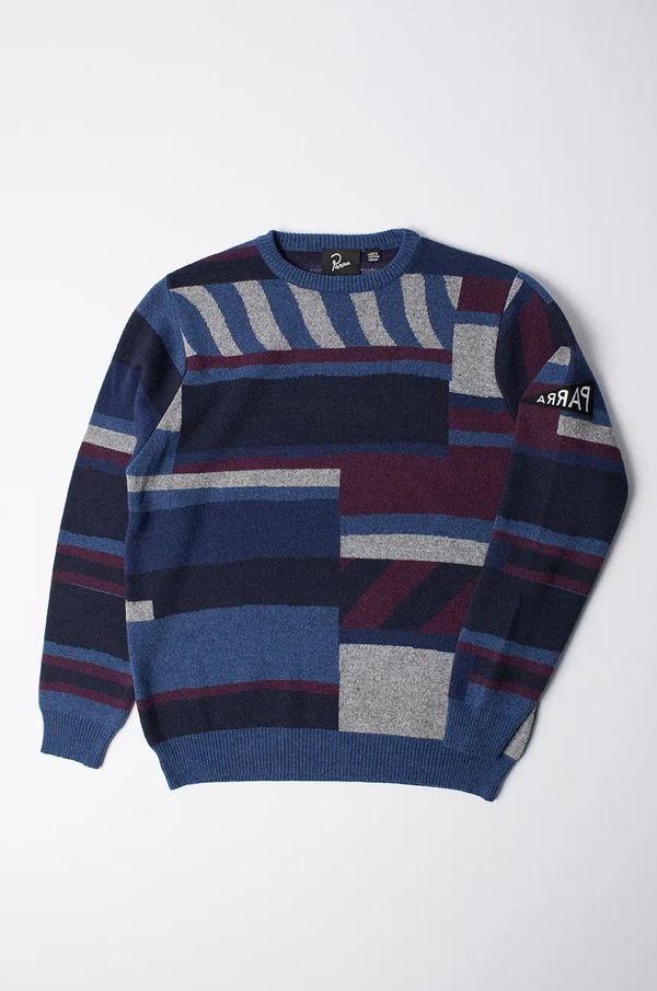 by Parra Pulover s dodatkom vune by Parra Patched Your Work Knitted Pullover za muškarce, 52420