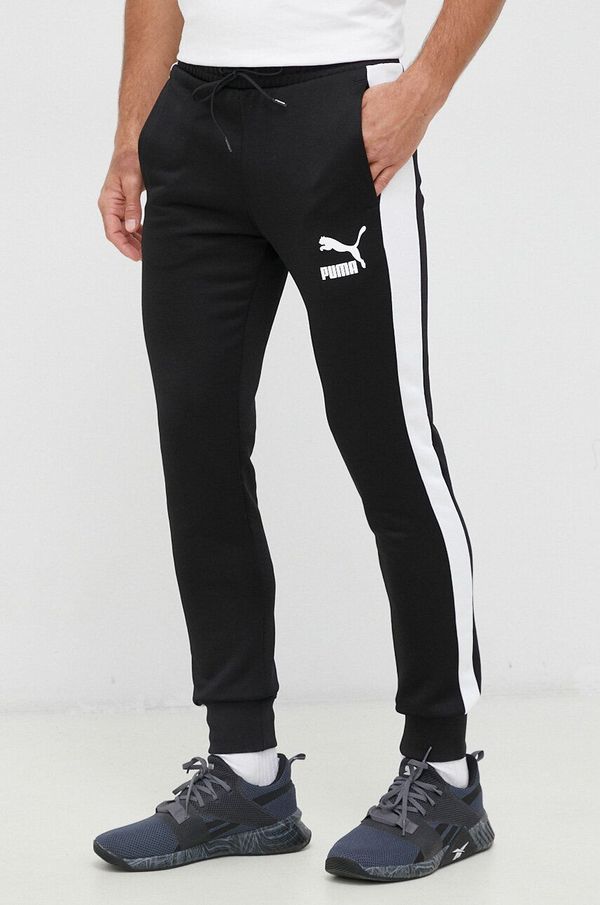 Puma Donji dio trenirke Puma boja: crna, s uzorkom, 530098-01