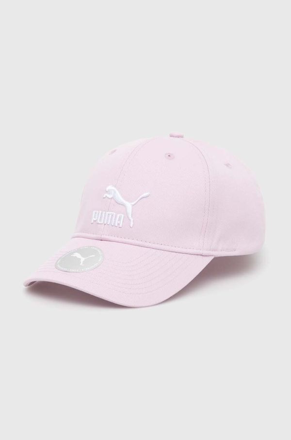 Puma Kapa sa šiltom Puma Archive Logo boja: ljubičasta, s aplikacijom, 225542