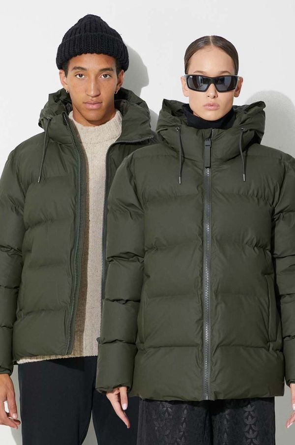 Rains Jakna Rains 15120 Jackets boja: zelena, za zimu