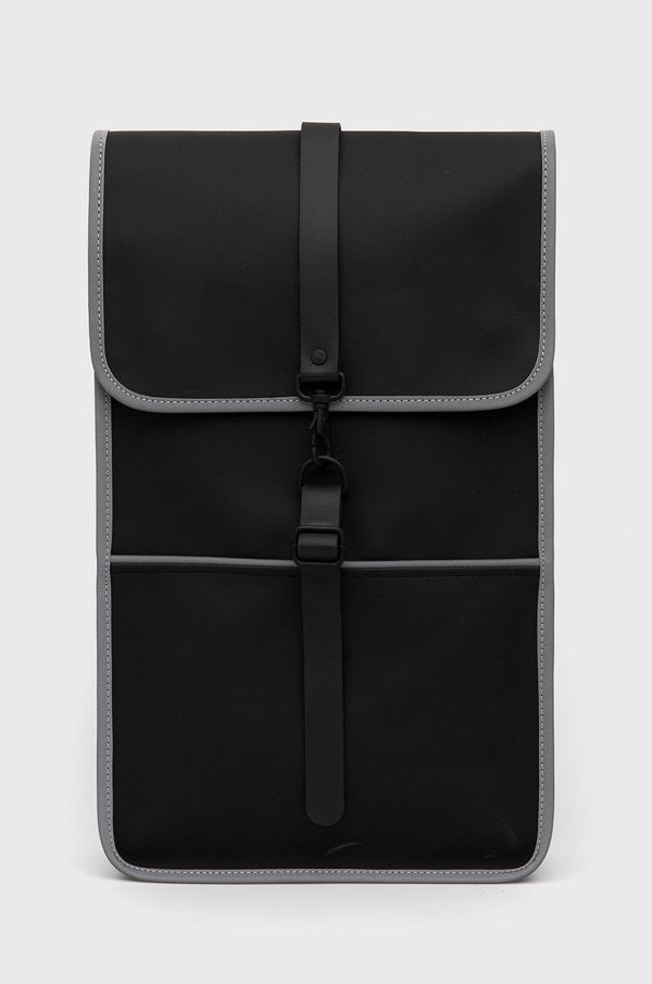 Rains Ruksak Rains Backpack Reflective boja: crna, veliki, glatki, 14090.70-BlackRefle