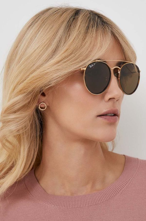 Ray-Ban Sunčane naočale Ray-Ban za žene, boja: smeđa