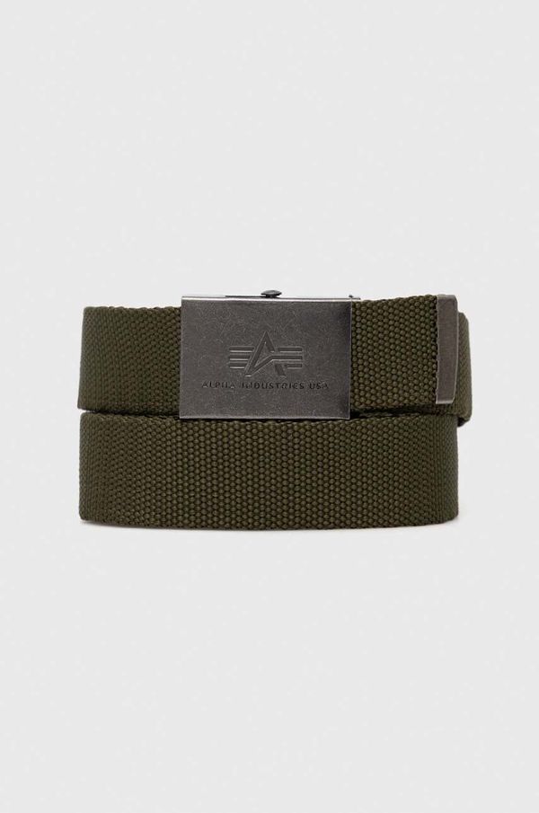 Alpha Industries Remen Alpha Industries boja: zelena, 100906.11-Olive