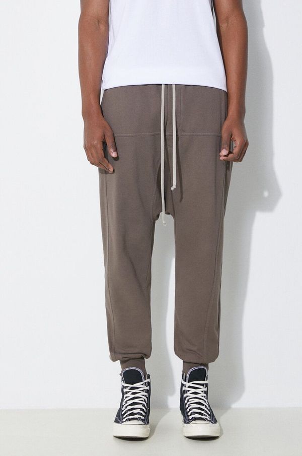 Rick Owens Donji dio trenirke Rick Owens boja: smeđa, bez uzorka, DU01D1395.RIG.34