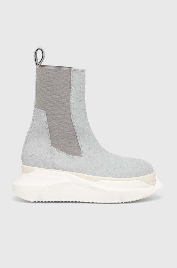 Rick Owens Gležnjače Rick Owens boja: siva, s platformom
