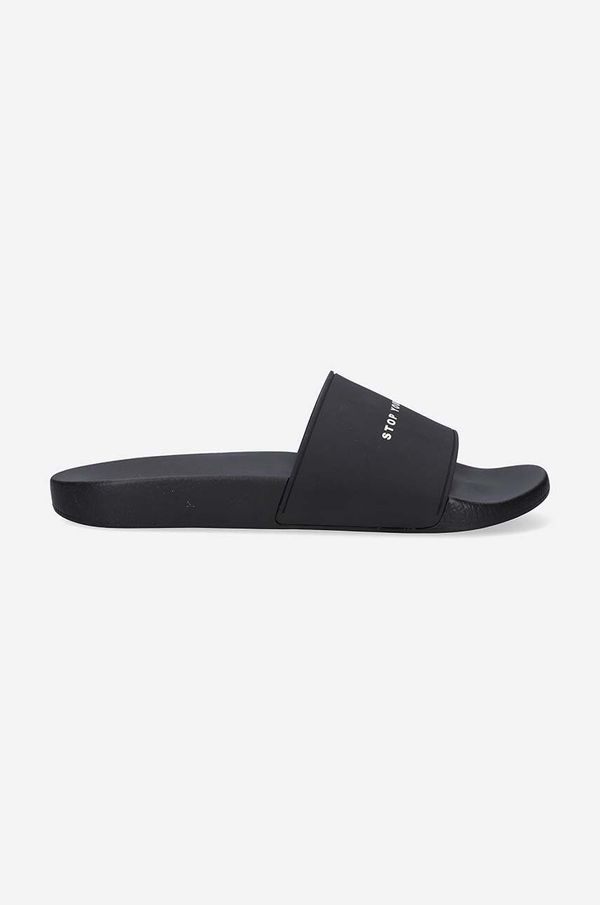 Rick Owens Natikače Rick Owens Rubber Slippers za muškarce, boja: crna, DU01C6821.RUBP11.BLACK-BLACK