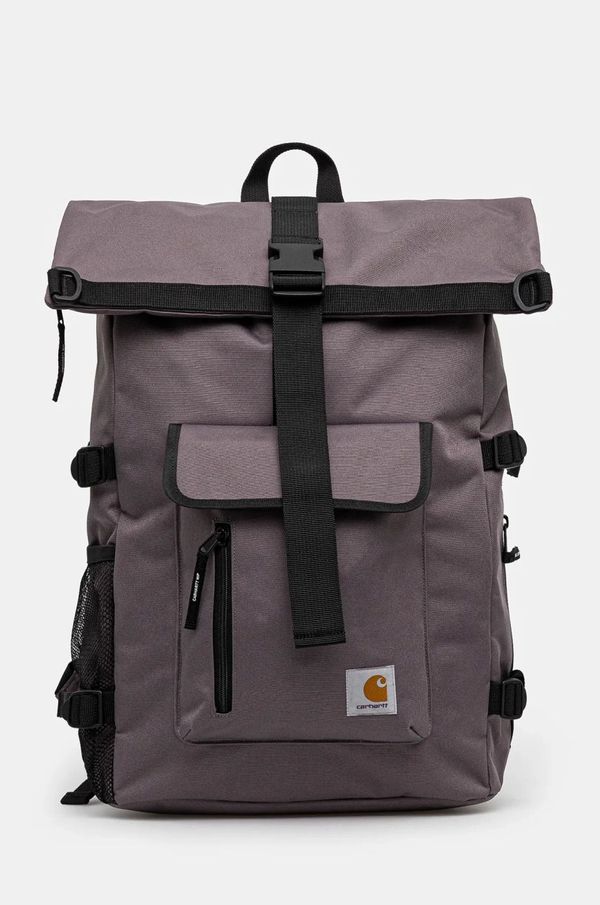Carhartt WIP Ruksak Carhartt WIP Philis Backpack boja: siva, veliki, bez uzorka, I031575.2LQXX