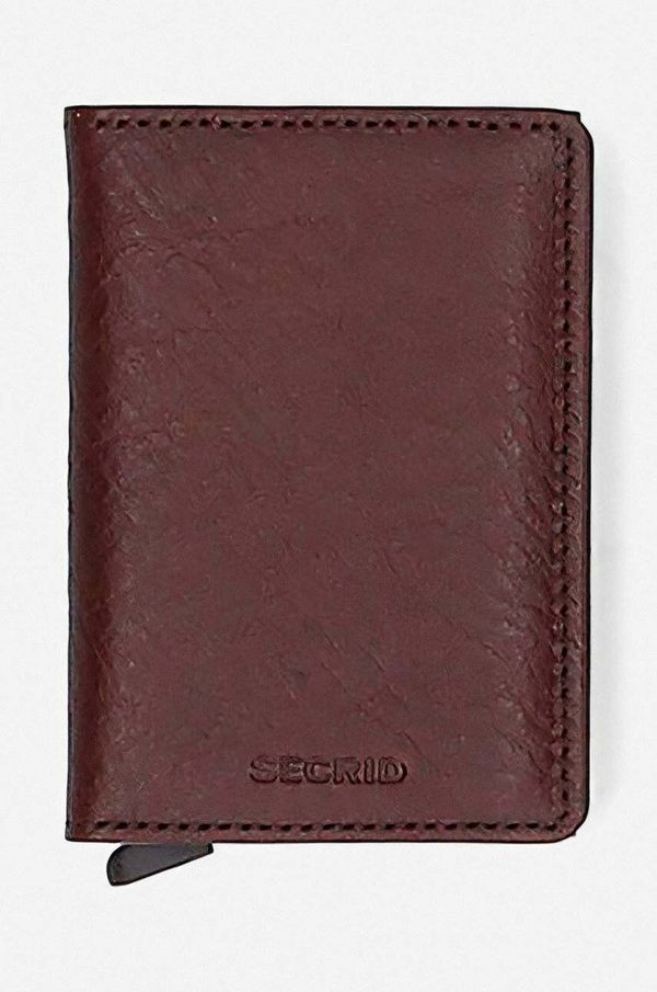 Secrid Kožni novčanik Secrid boja: bordo, Secrid Vegetable Tanned, SVG.ESPRESSO.BROWN-ESPRESSO.B