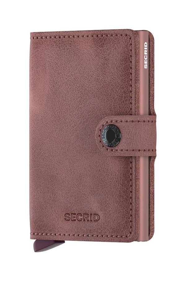 Secrid Kožni novčanik Secrid Vintage Mauve boja: ružičasta