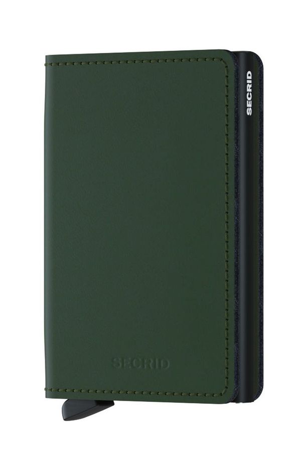 Secrid Kožni novčanik Secrid za muškarce, boja: zelena, SM.GREEN.BLACK-Green.Blac