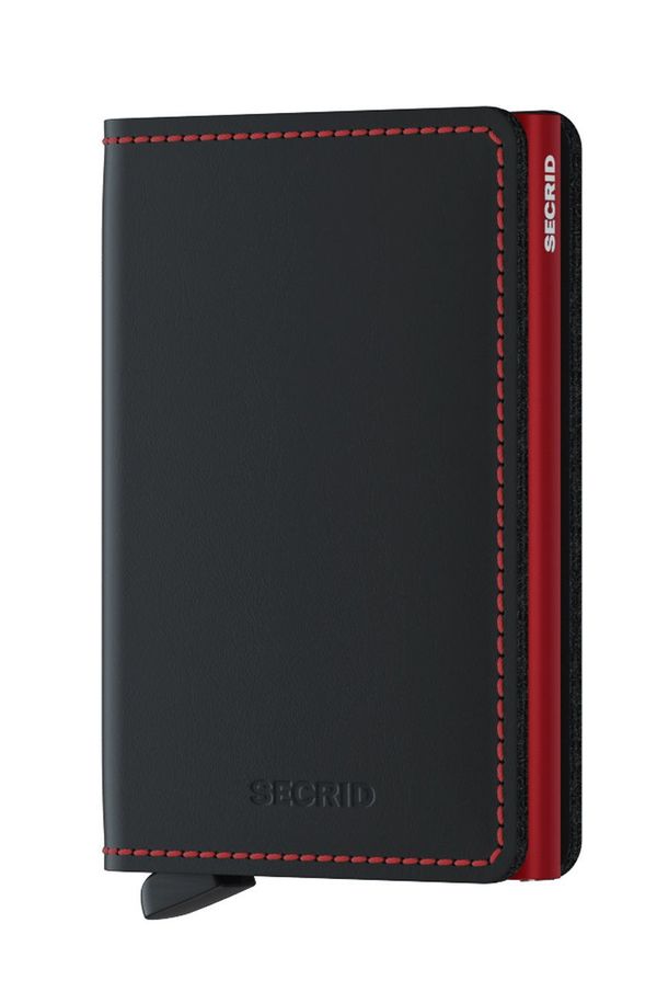 Secrid Secrid - Kožni novčanik SM.Black.Red-Black.Red