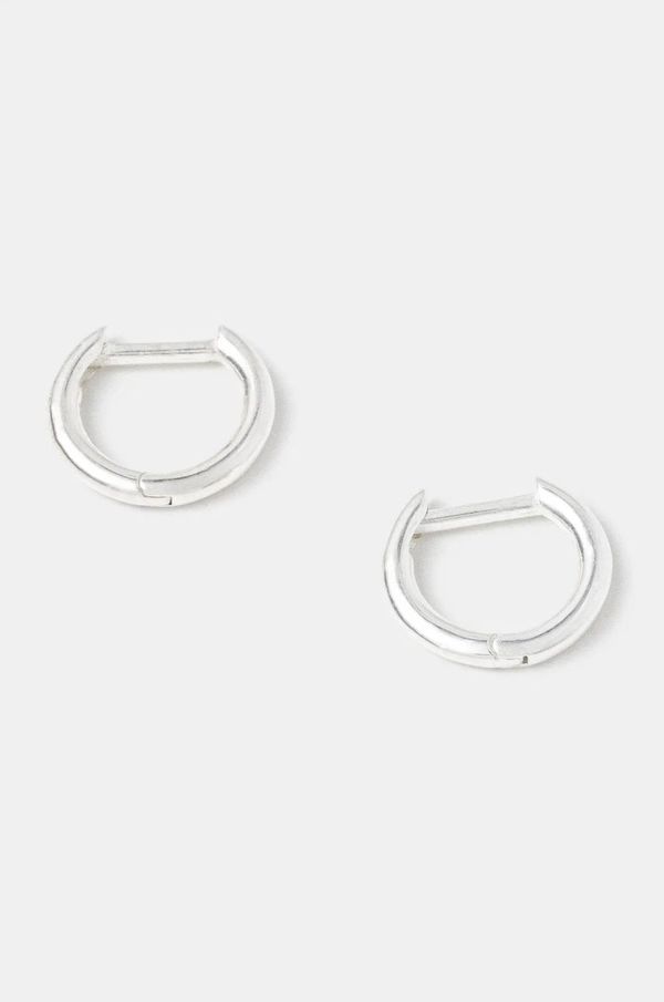 HATTON LABS Srebrne naušnice HATTON LABS Curve Earrings S HL.W4.637.SL